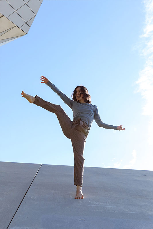 Shooting avec une danseuse pro